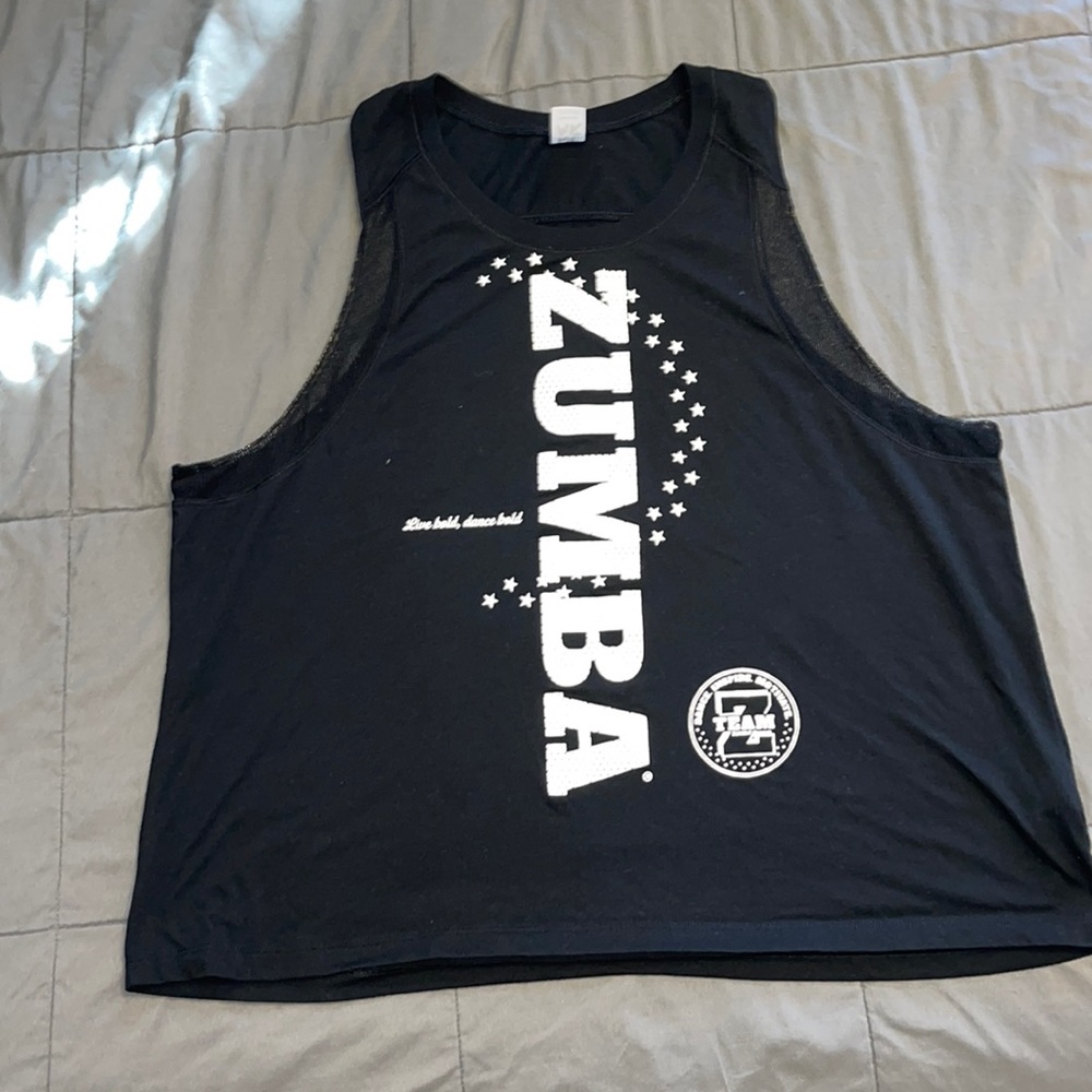 Black Zumba Muscle Tank